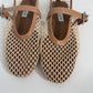 Alaia Net Shoes (Nude/Beige)