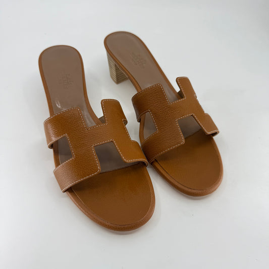 Hermes Oasis Epi Brown