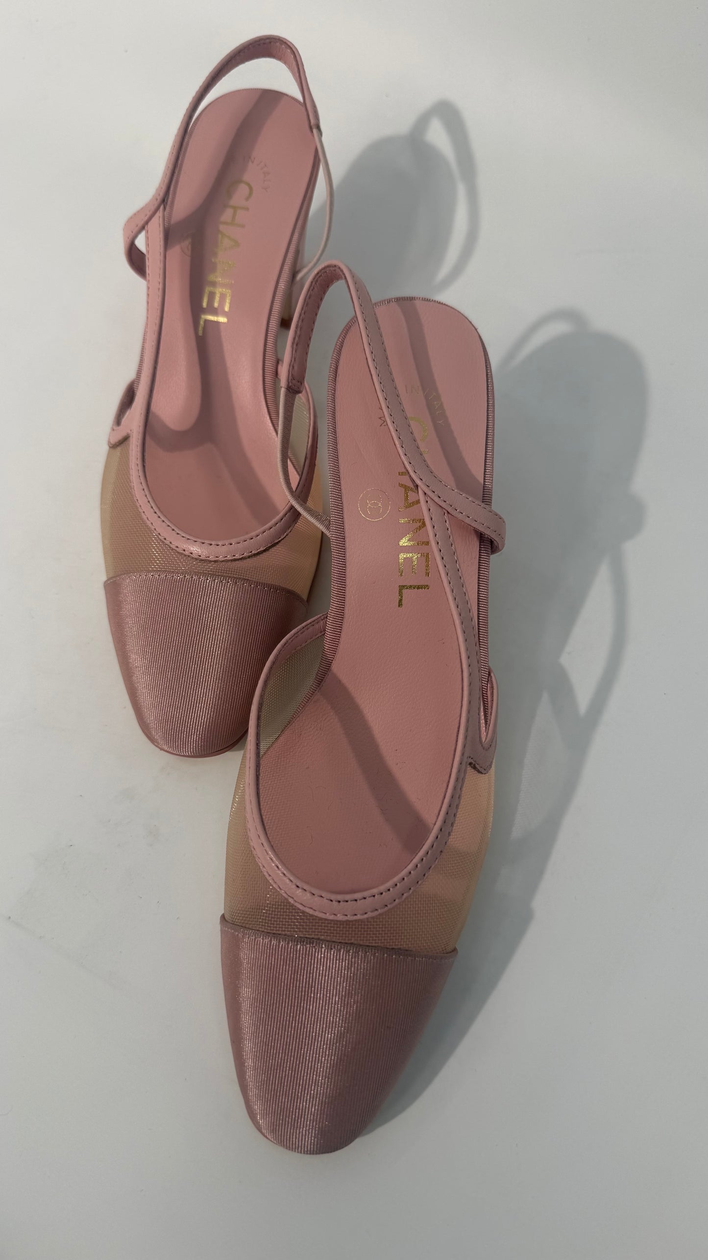 Chanel Mesh Ballet Pumps
