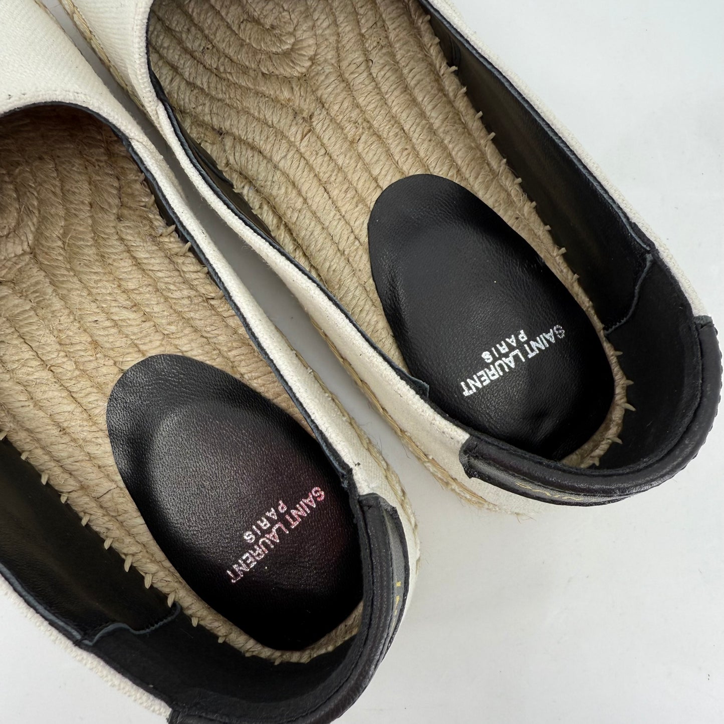 Yves Saint Lauren Espadrille (White)