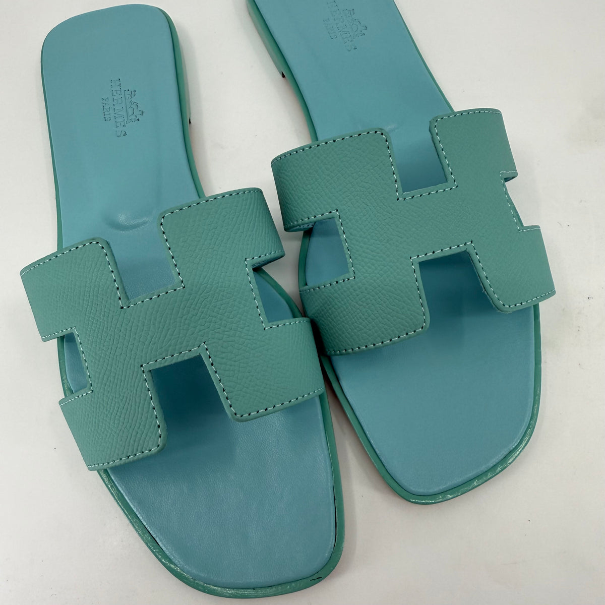 Hermes Oran Epsom (Blue/Green)