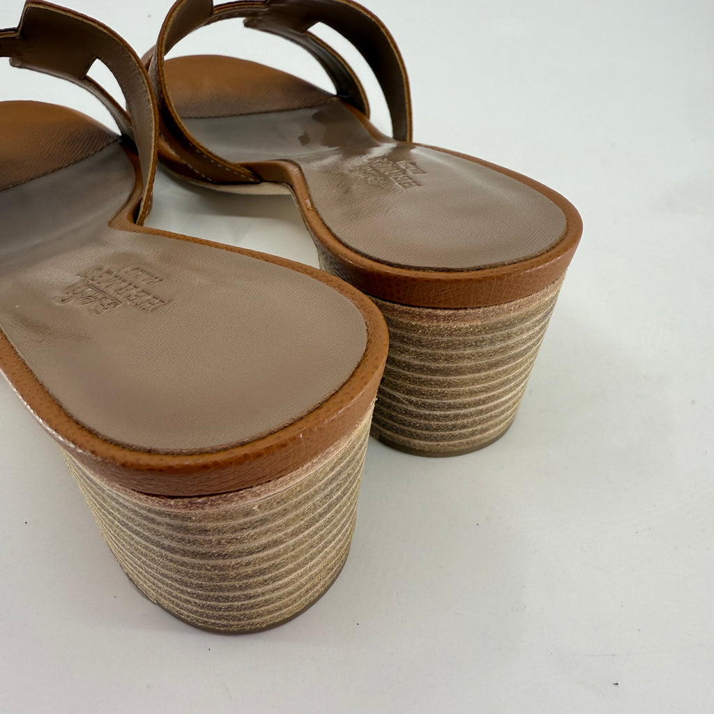 Hermes Oasis Epi Brown