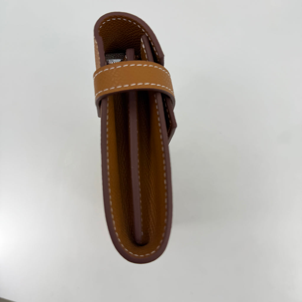 Hermes Kelly Wallet (Tan)