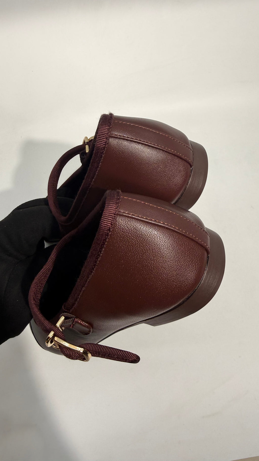 Chanel Mary Jane Ballet Shoes (Brown)