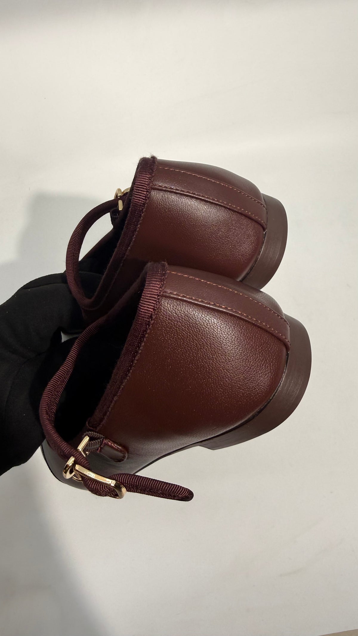Chanel Mary Jane Ballet Shoes (Brown)