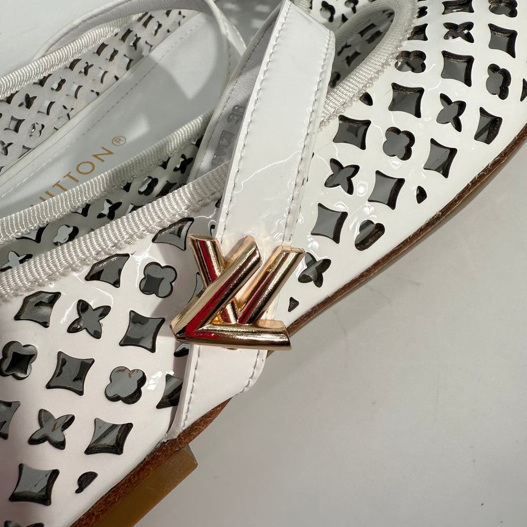 Louis Vuitton Perforated Ballet Shoes