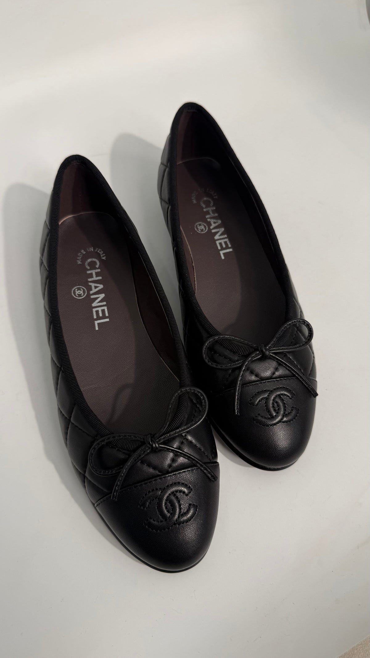 Chanel Ballet Quilted Flats
