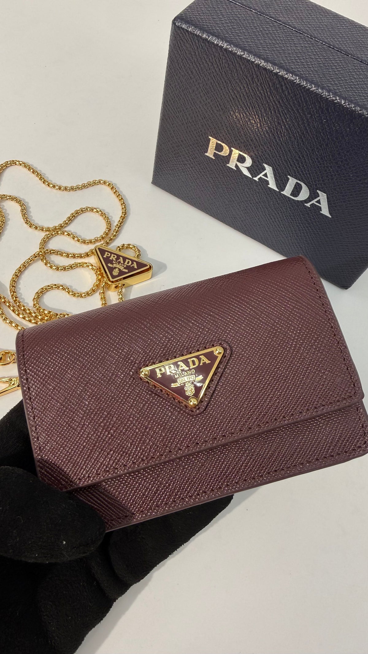 Prada Tessuto Wallet on Chain