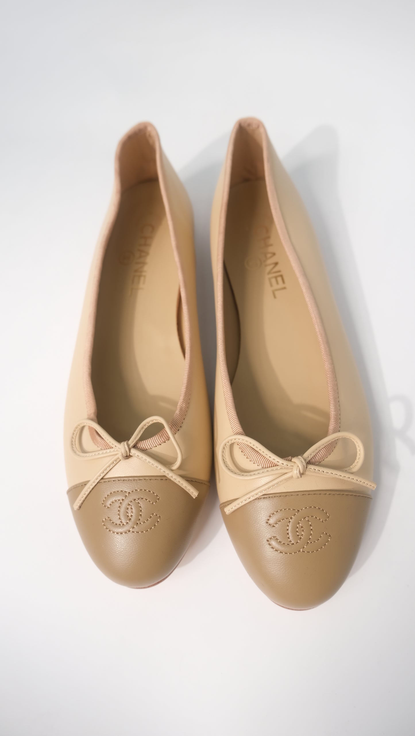 Chanel Ballet Nude/Nude Captoe