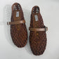 Alaia Net Flats (Brown)