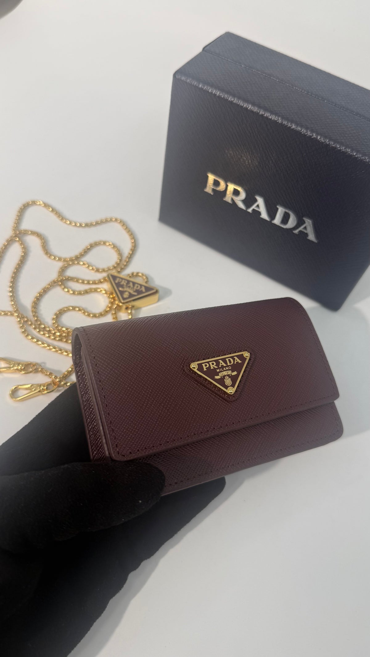 Prada Tessuto Wallet on Chain