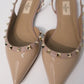 Valentino Garavani Rockstud Slingback Flats