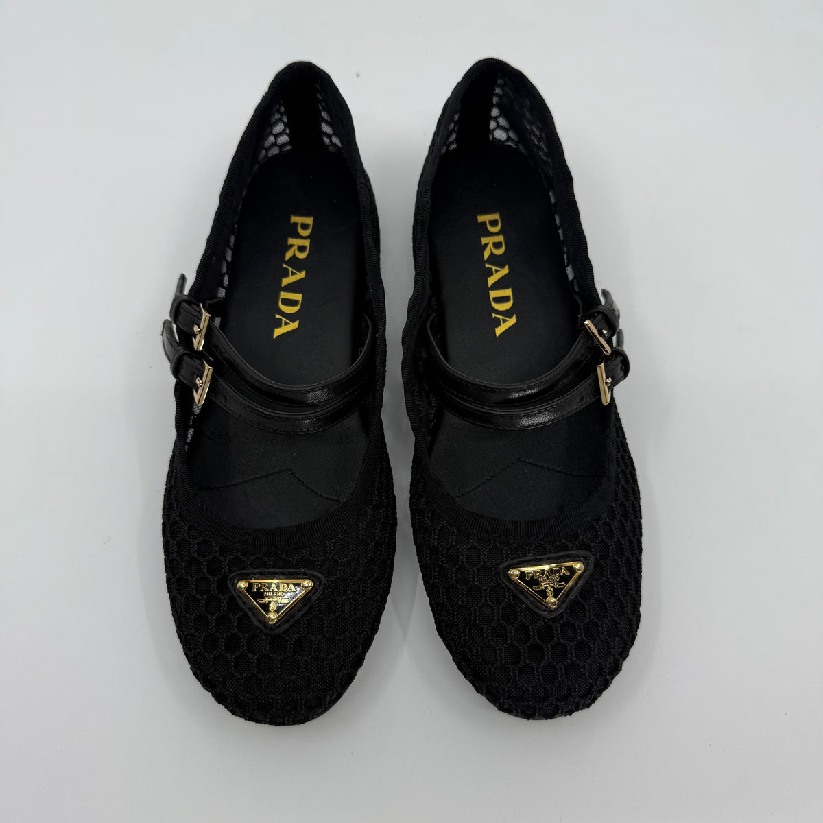 Prada Net Ballet Shoes