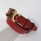 Celine Triomphe Belt (Red)