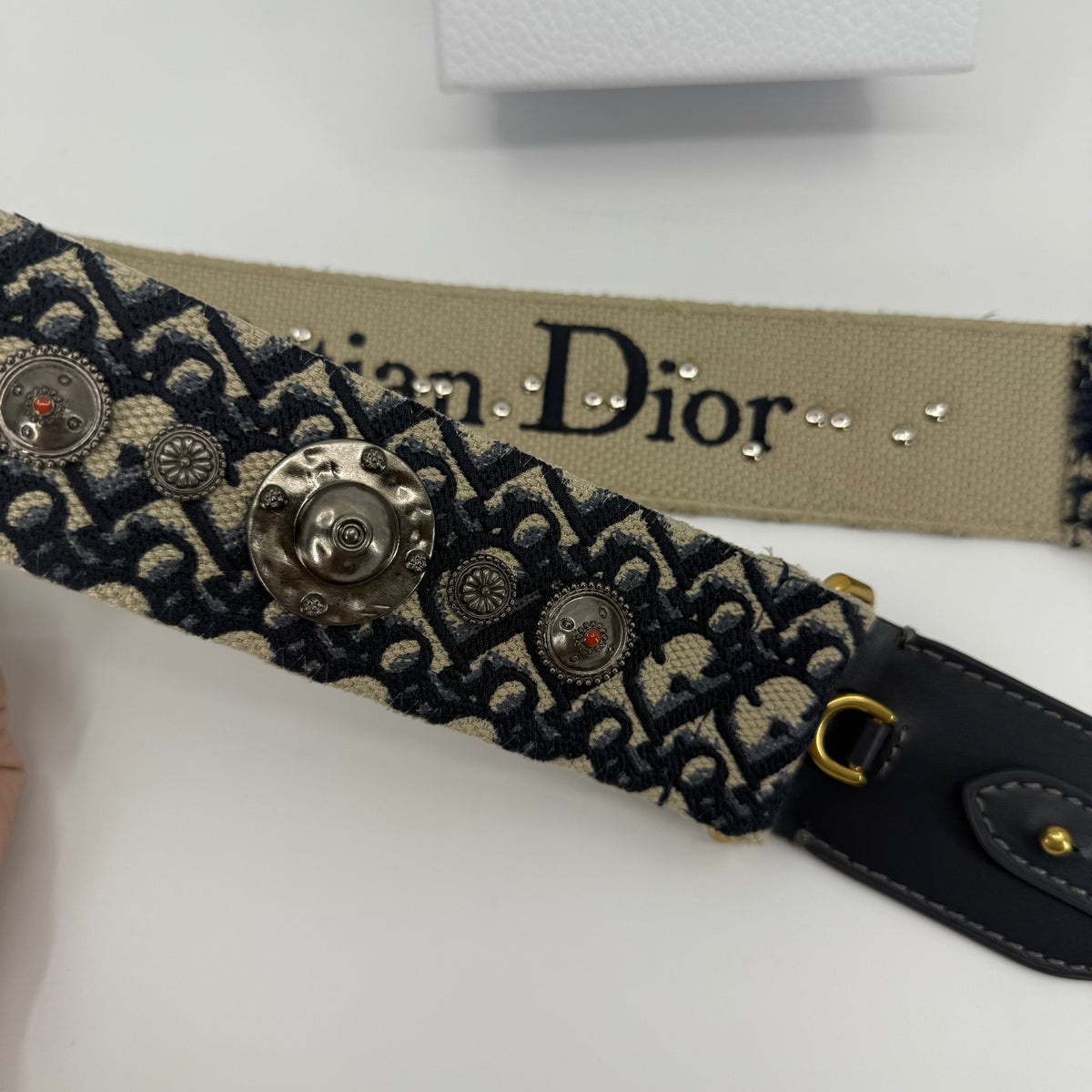 Christian Dior Monogram Saddle Strap