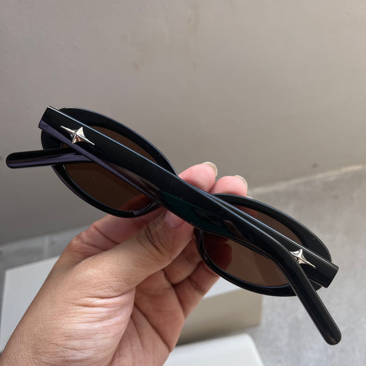 Gentle Monster Bondoneon (Black/Brown Lens)