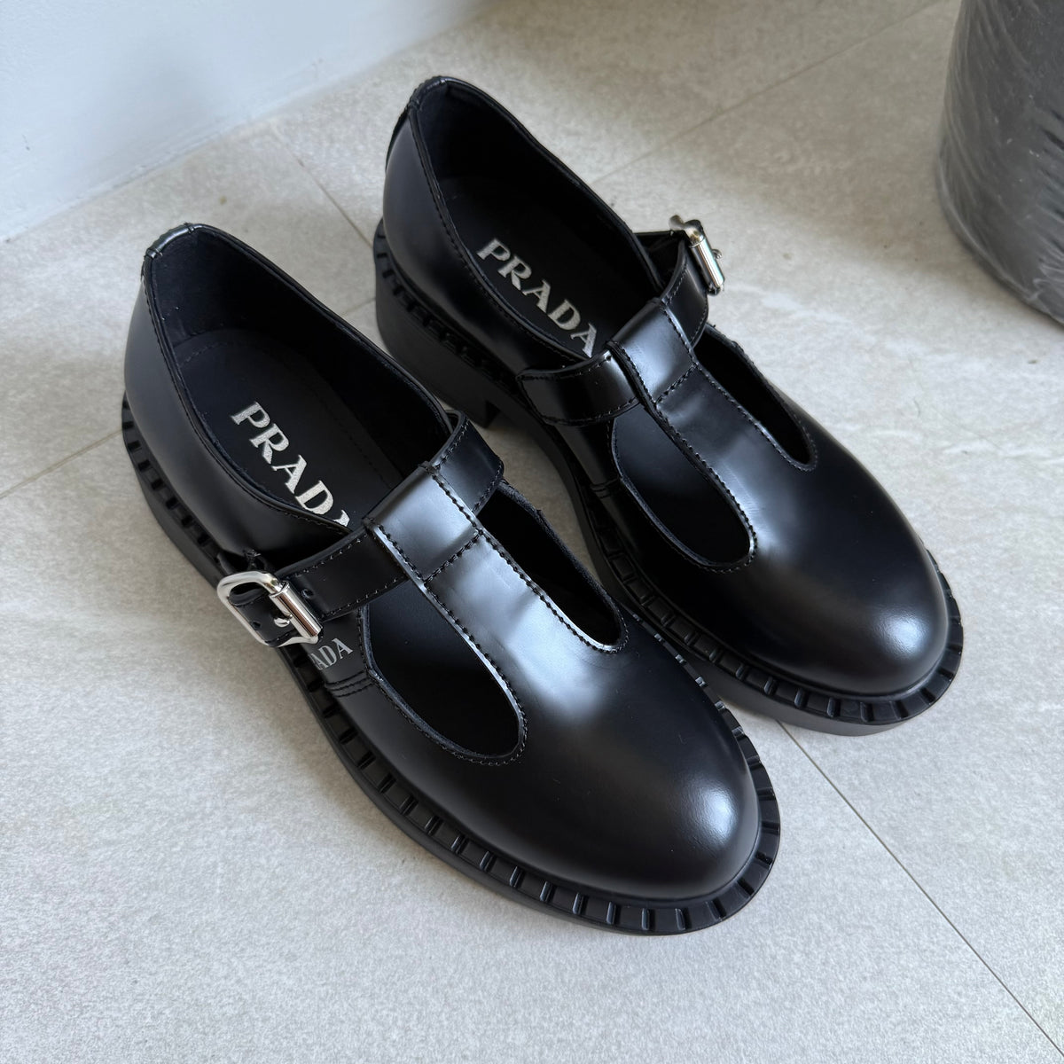 Prada Patent Mary Jane Shoes