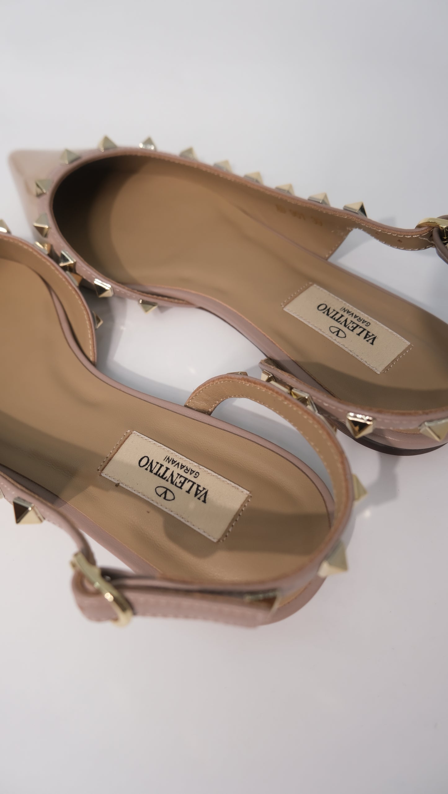 Valentino Garavani Rockstud Slingback Flats