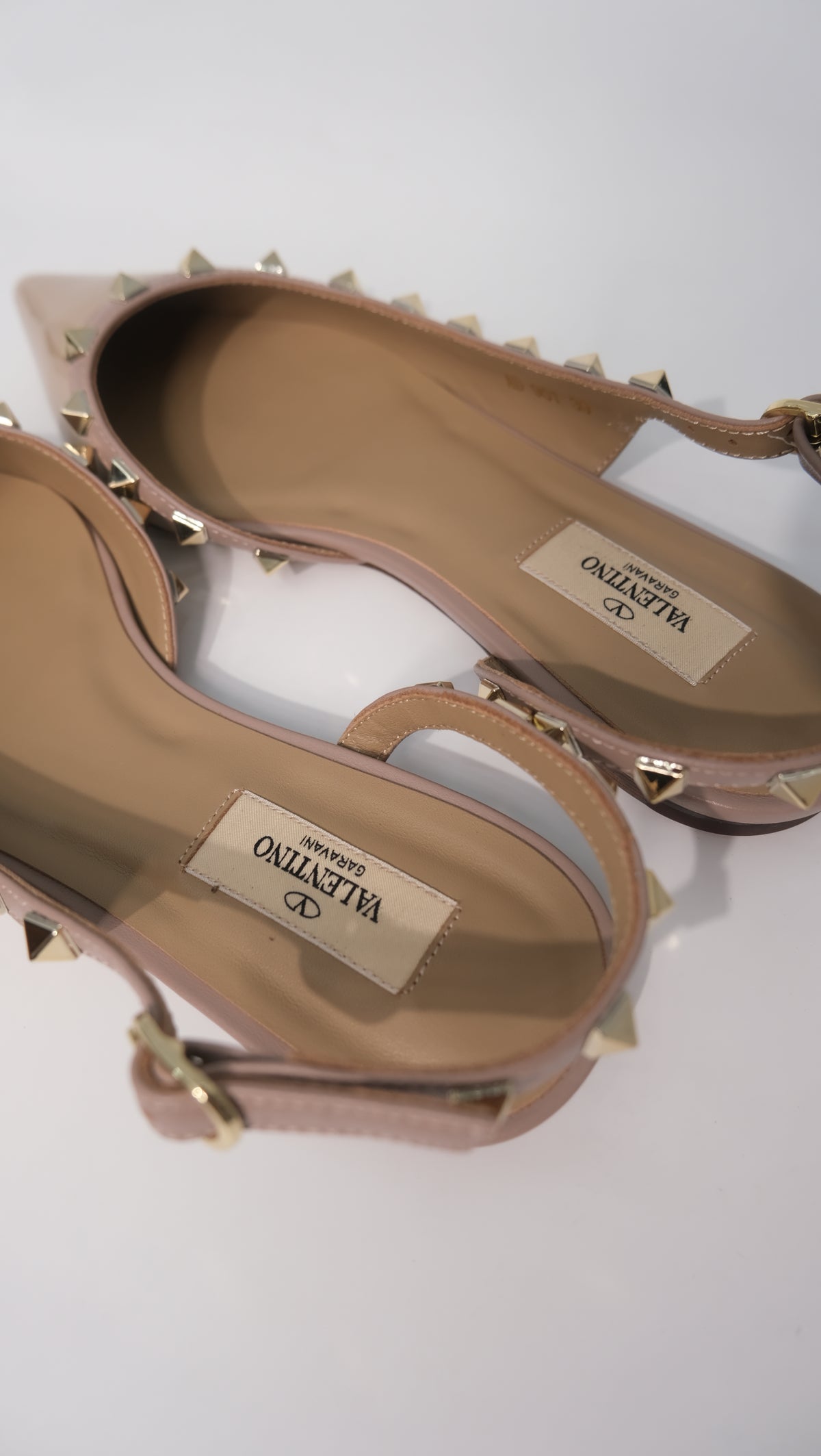 Valentino Garavani Rockstud Slingback Flats