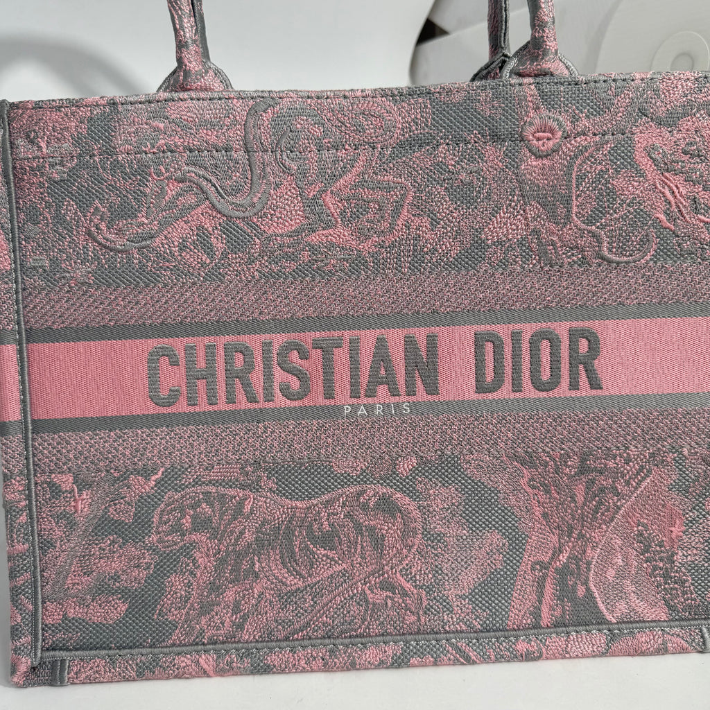 Christian Dior Book Tote Pink/Gray
