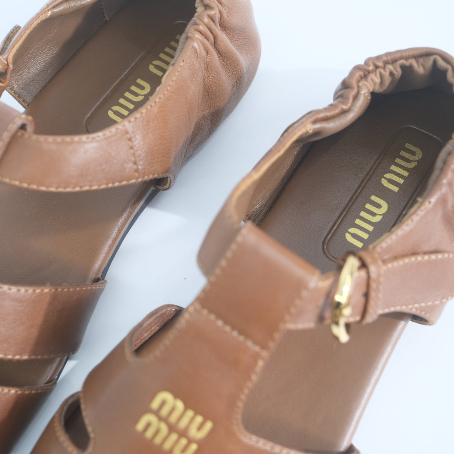 Miu Miu Mary Janes Strap Sandals
