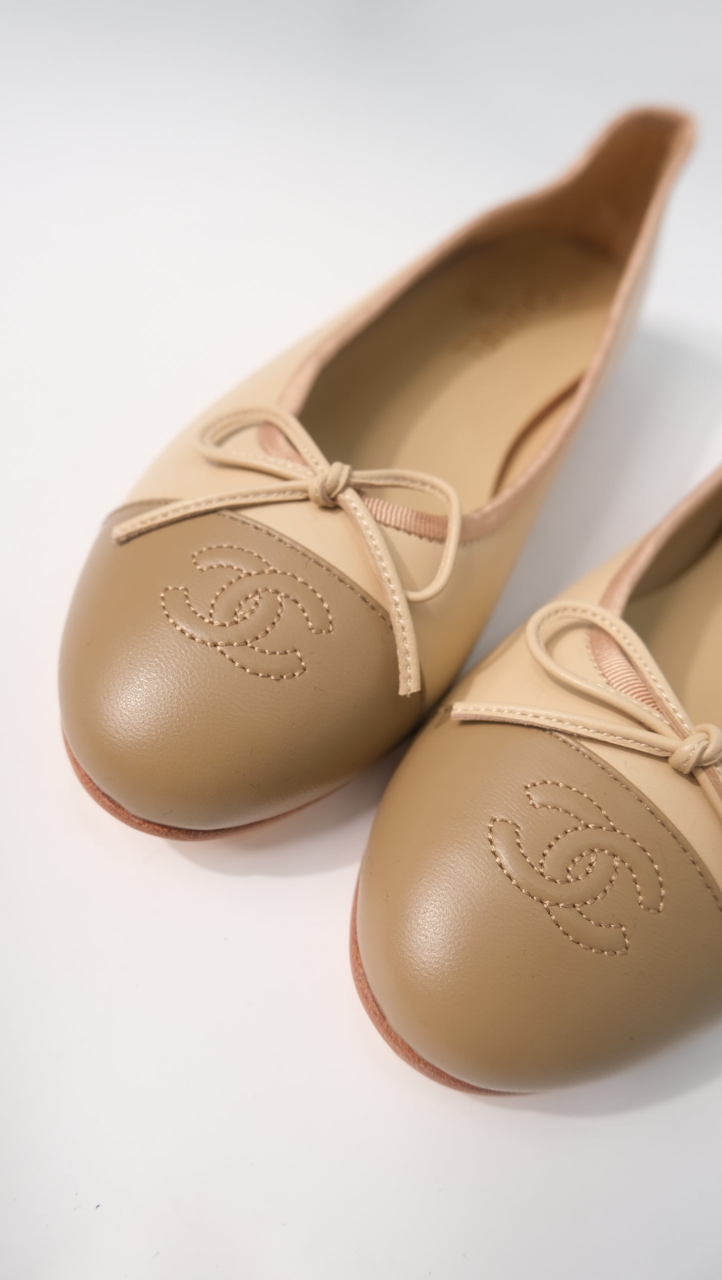 Chanel Ballet Nude/Nude Captoe