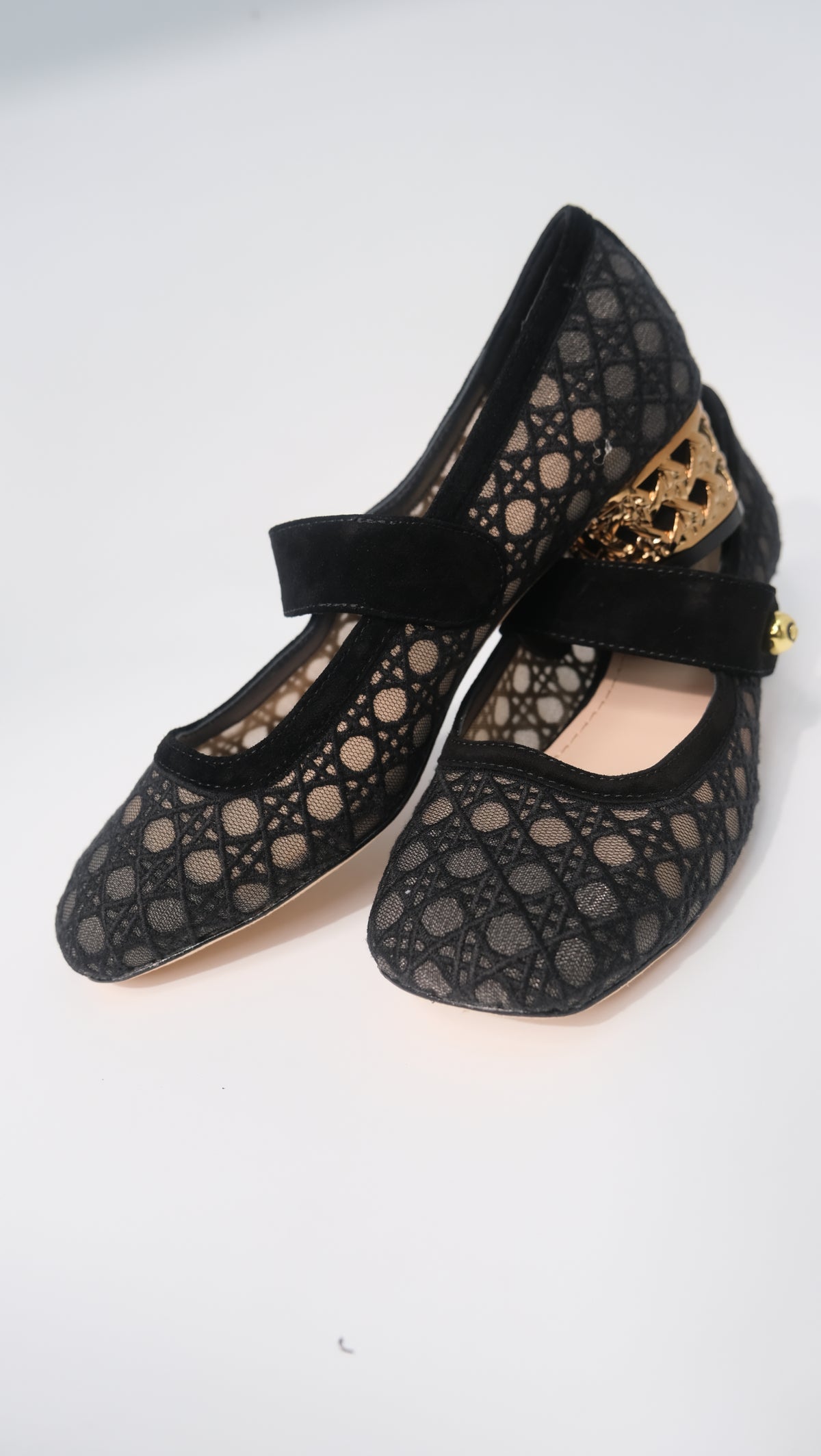 Christian Dior Lace Mary Jane Shoes