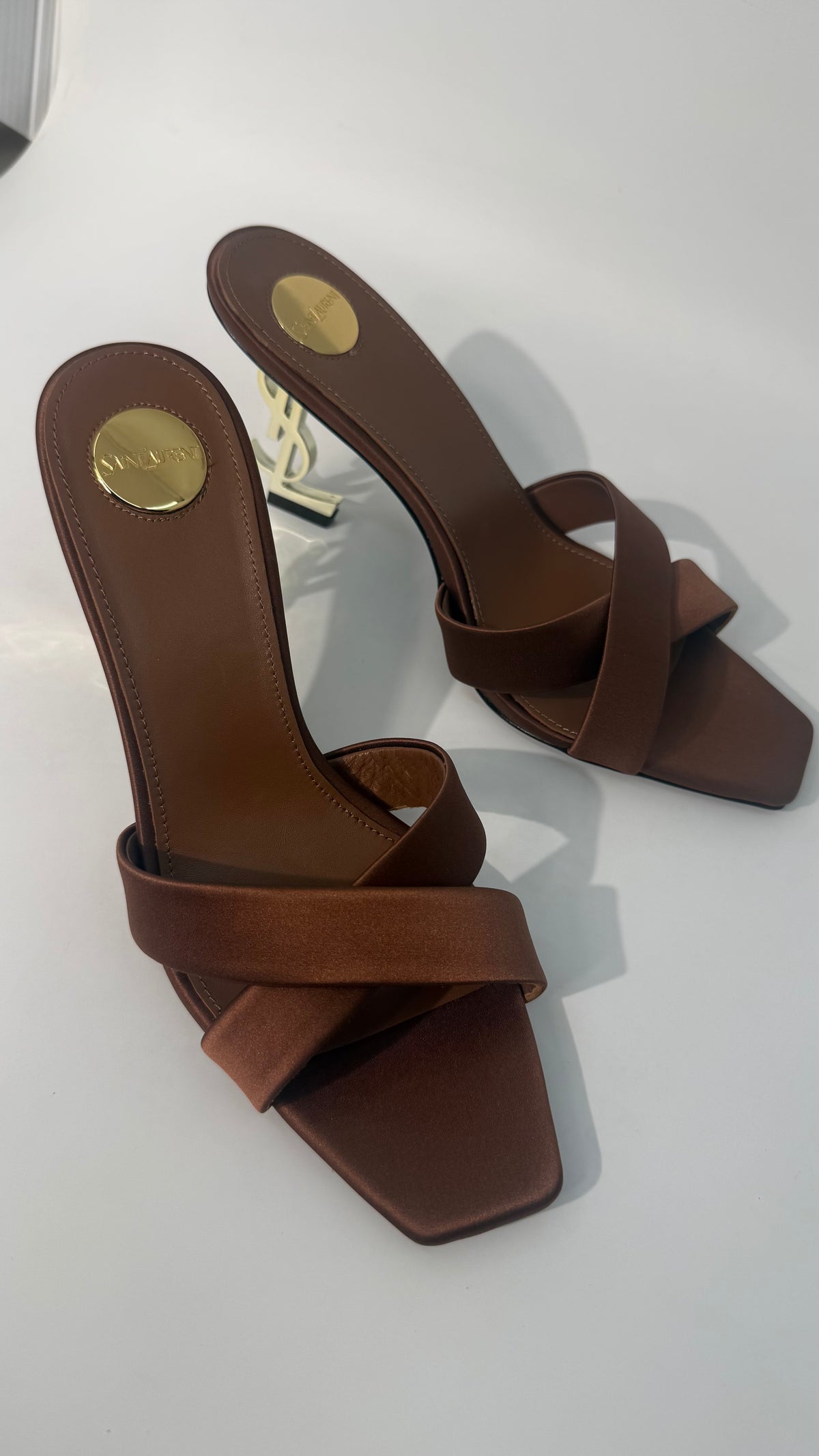 YSL Tribune Satin Pumps