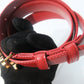 Celine Triomphe Belt (Red)