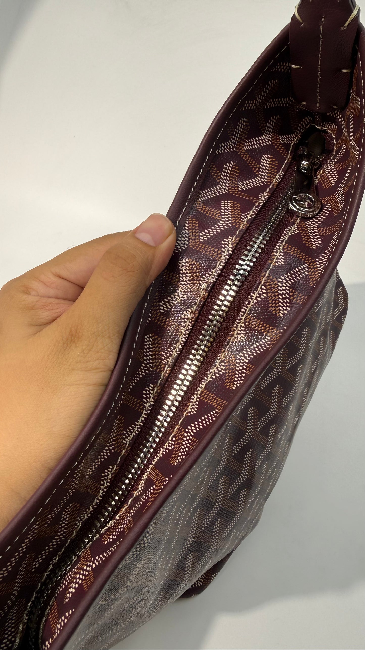 Goyard Mini Hobo (Maroon)