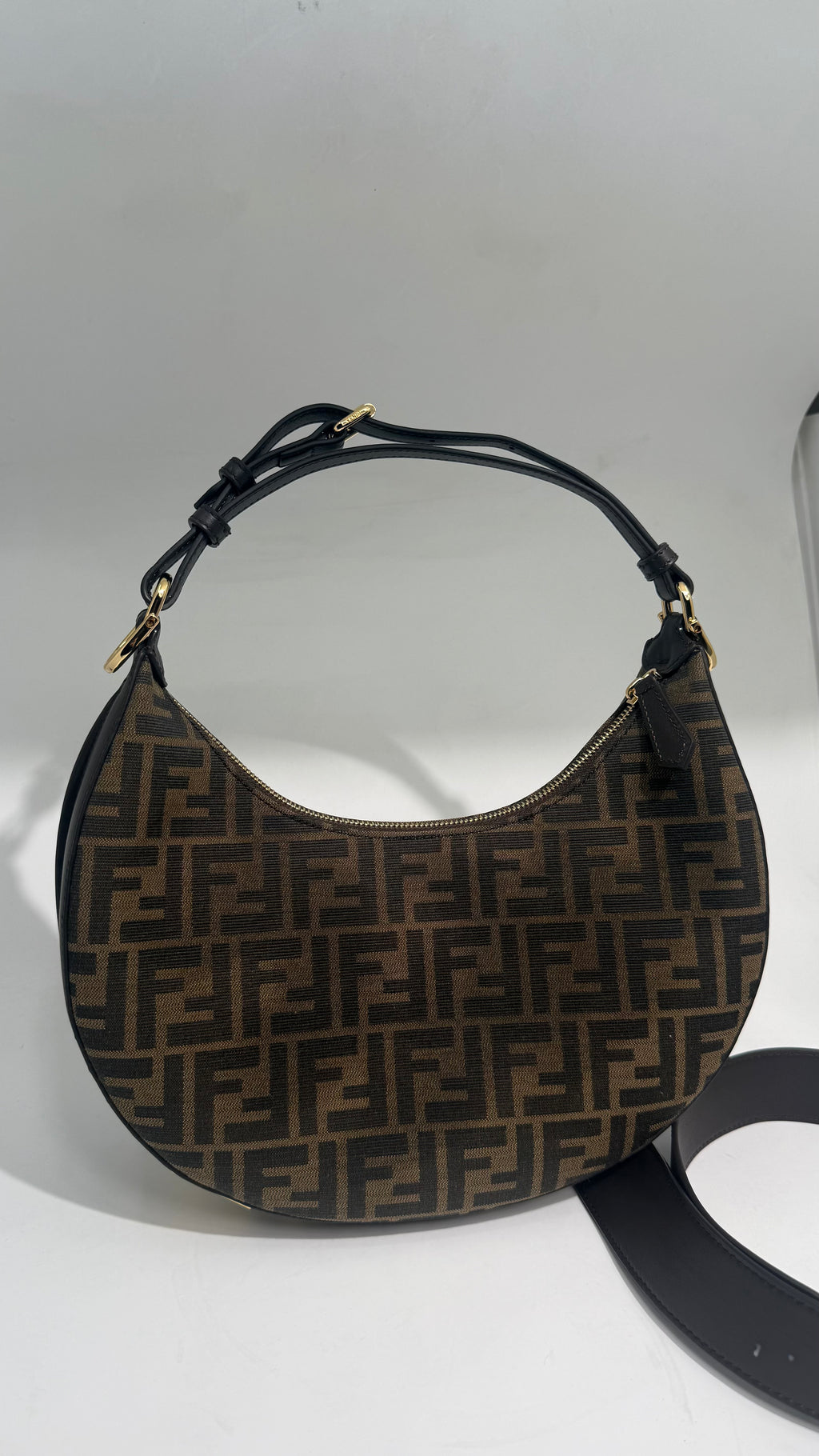 Fendigraphy Crossbody Baguette