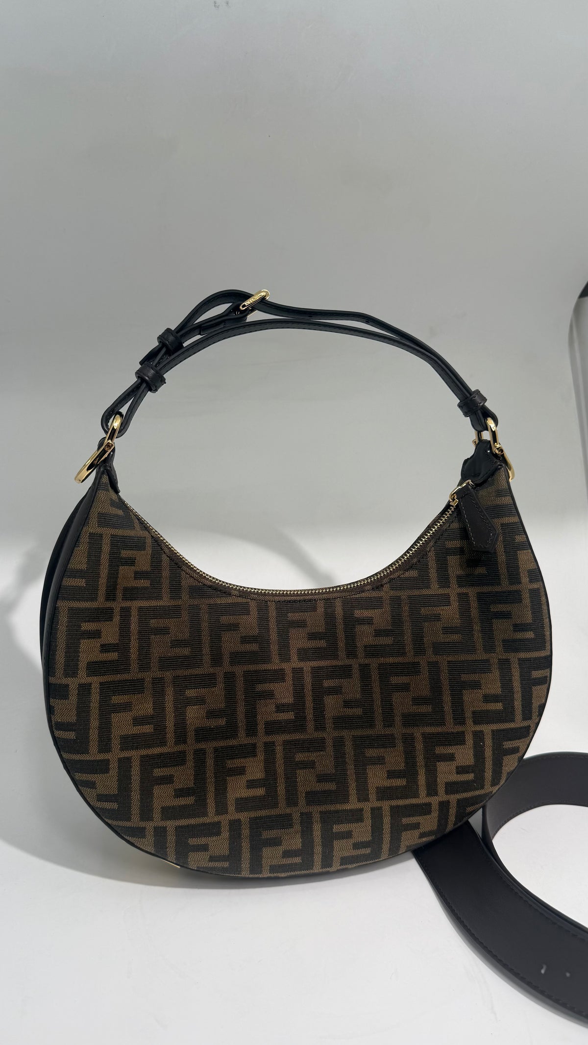 Fendigraphy Crossbody Baguette