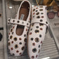Alaia Ballet Leather Flats