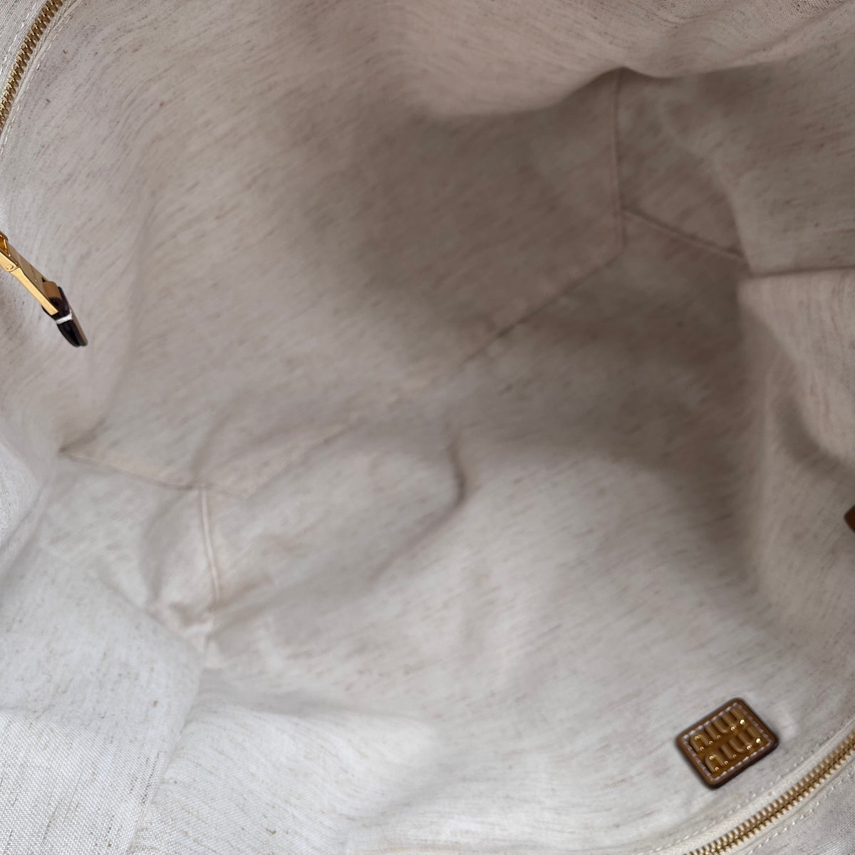 Miu Miu Nappa Large Ivy Tote