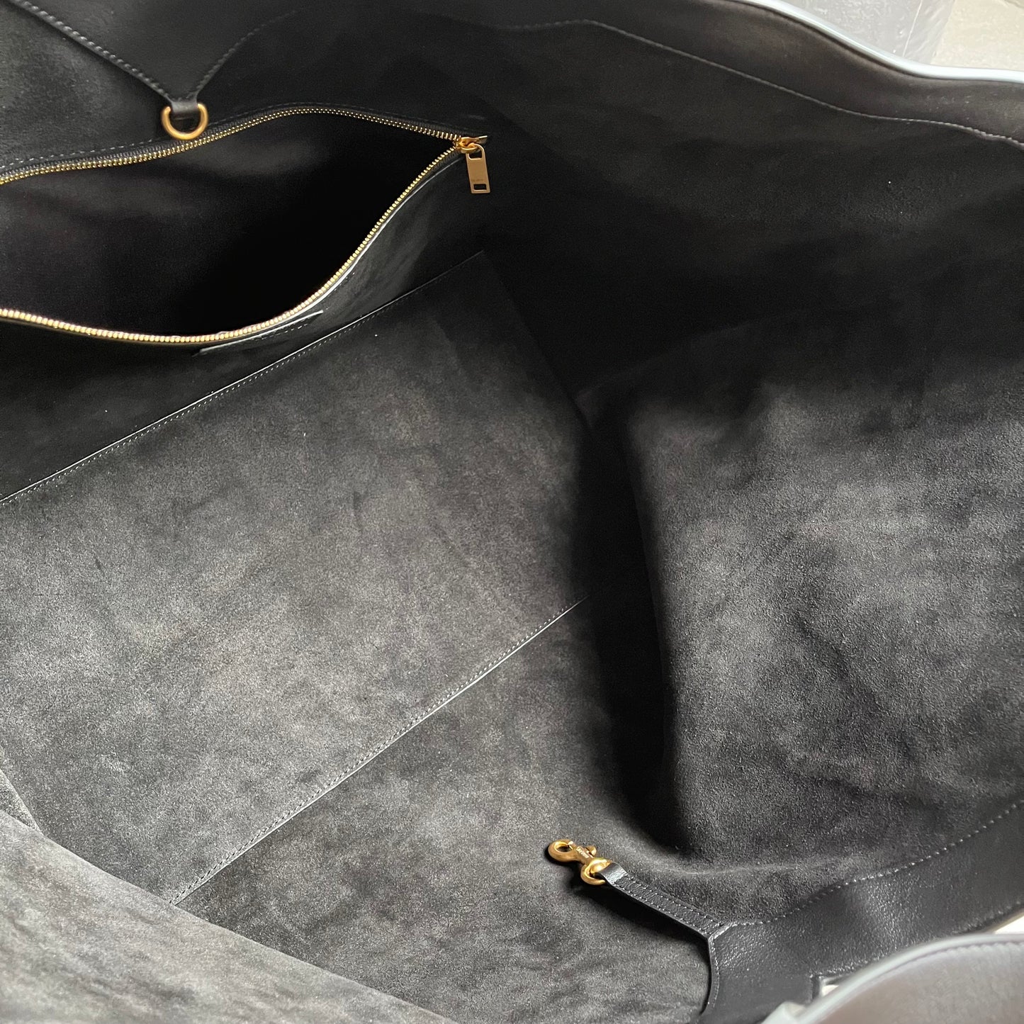 YSL Y Tote Bag (Black)