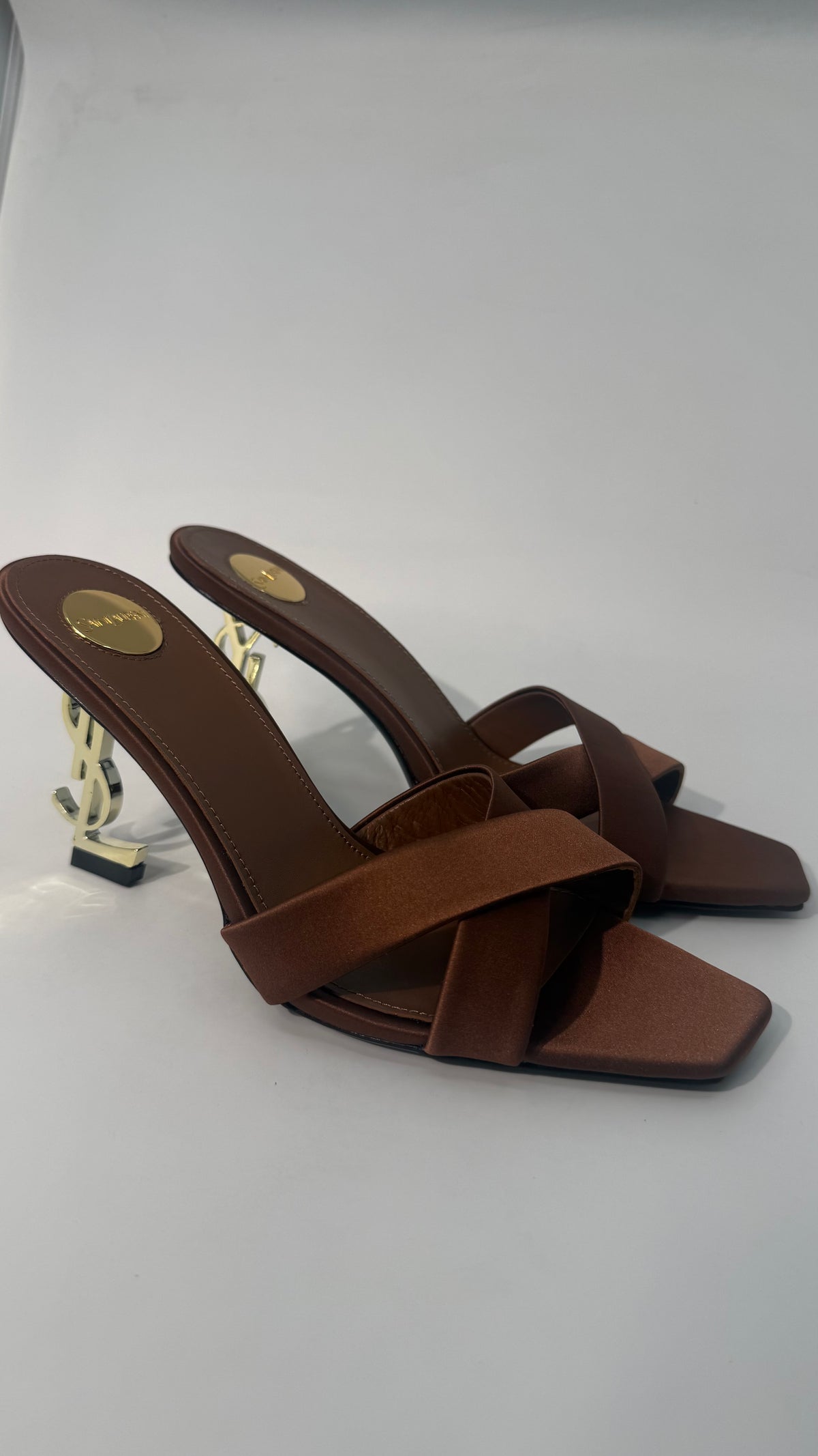 YSL Tribune Satin Pumps