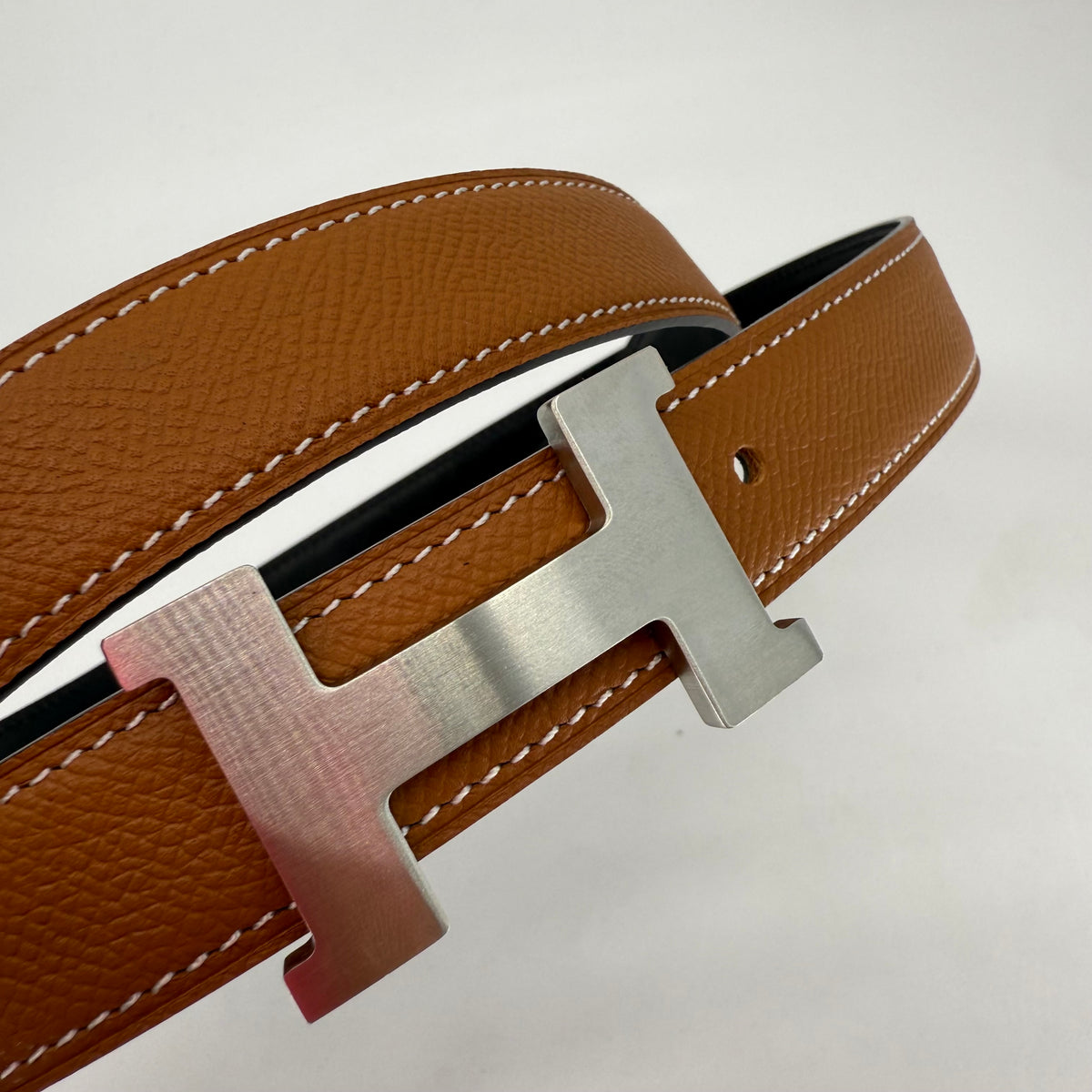 Hermes H Constance Belt SHW 24mm