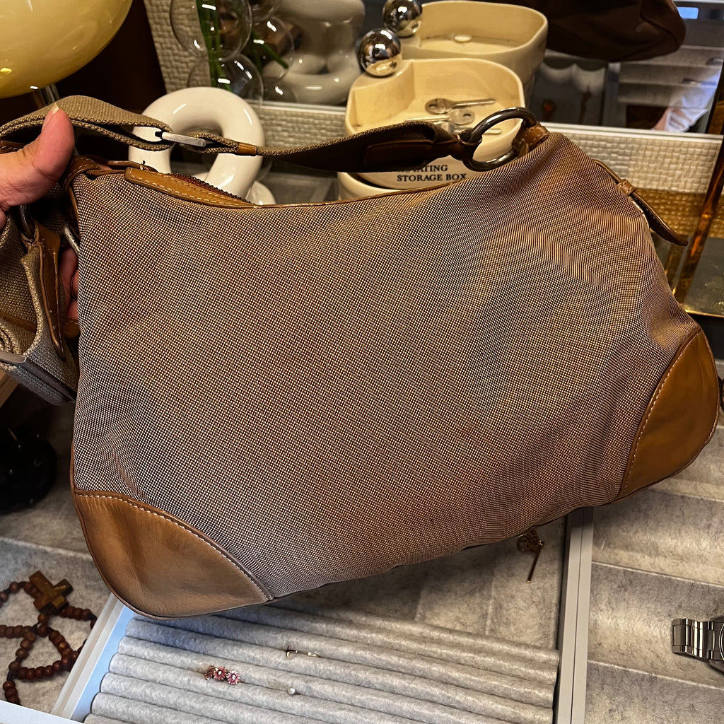 Prada Canvas Baguette