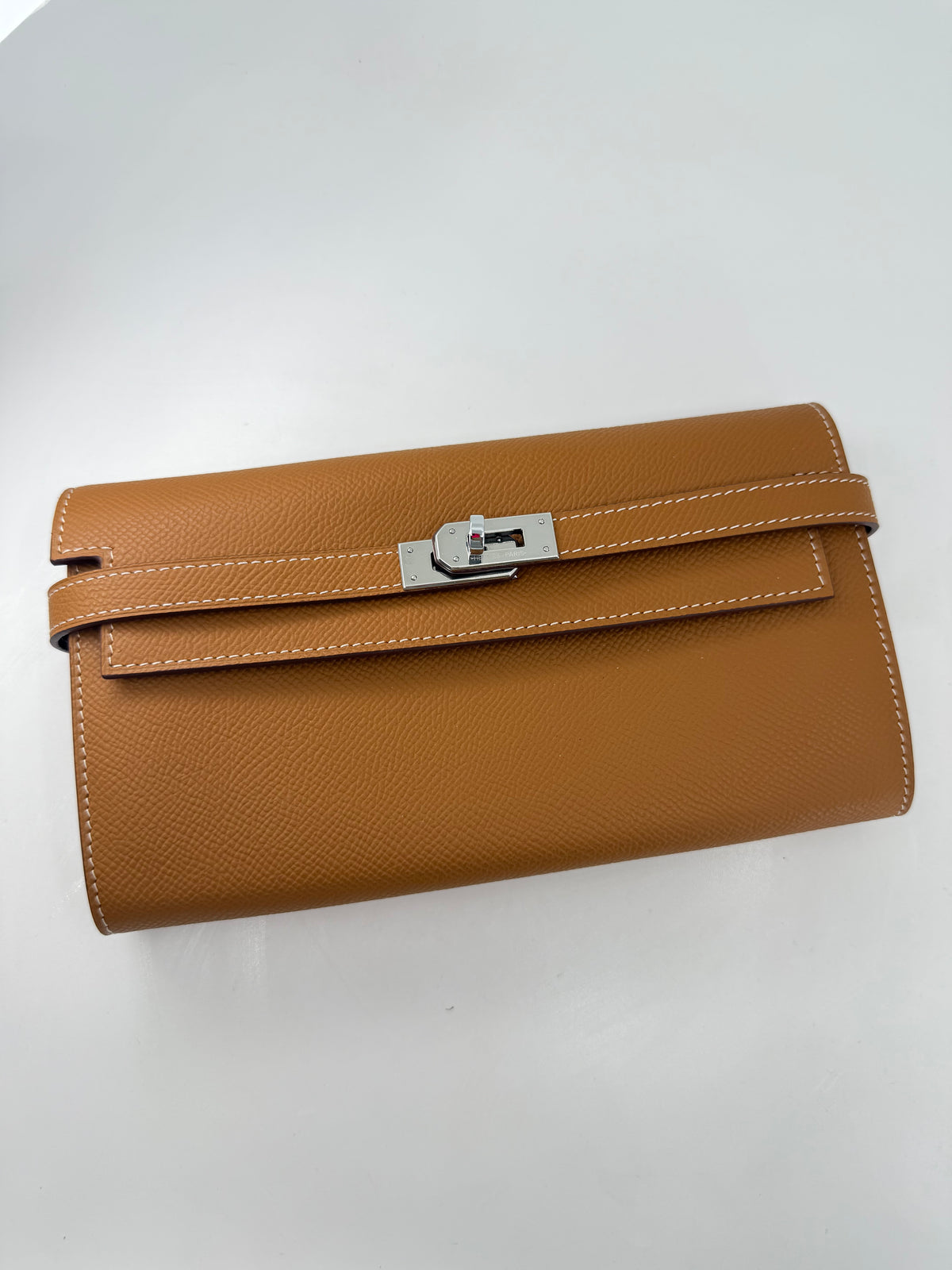 Hermes Kelly Wallet (Tan)
