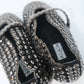 Alaia Crystal Flats (Black)