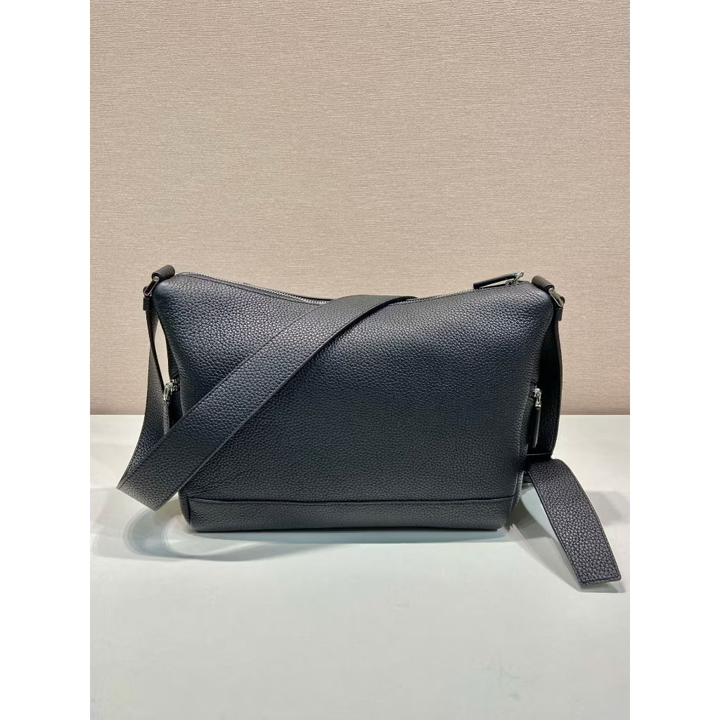 Prada Vitello Embossed Logo Crossbody