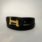 Hermes H Constance Belt (Black)