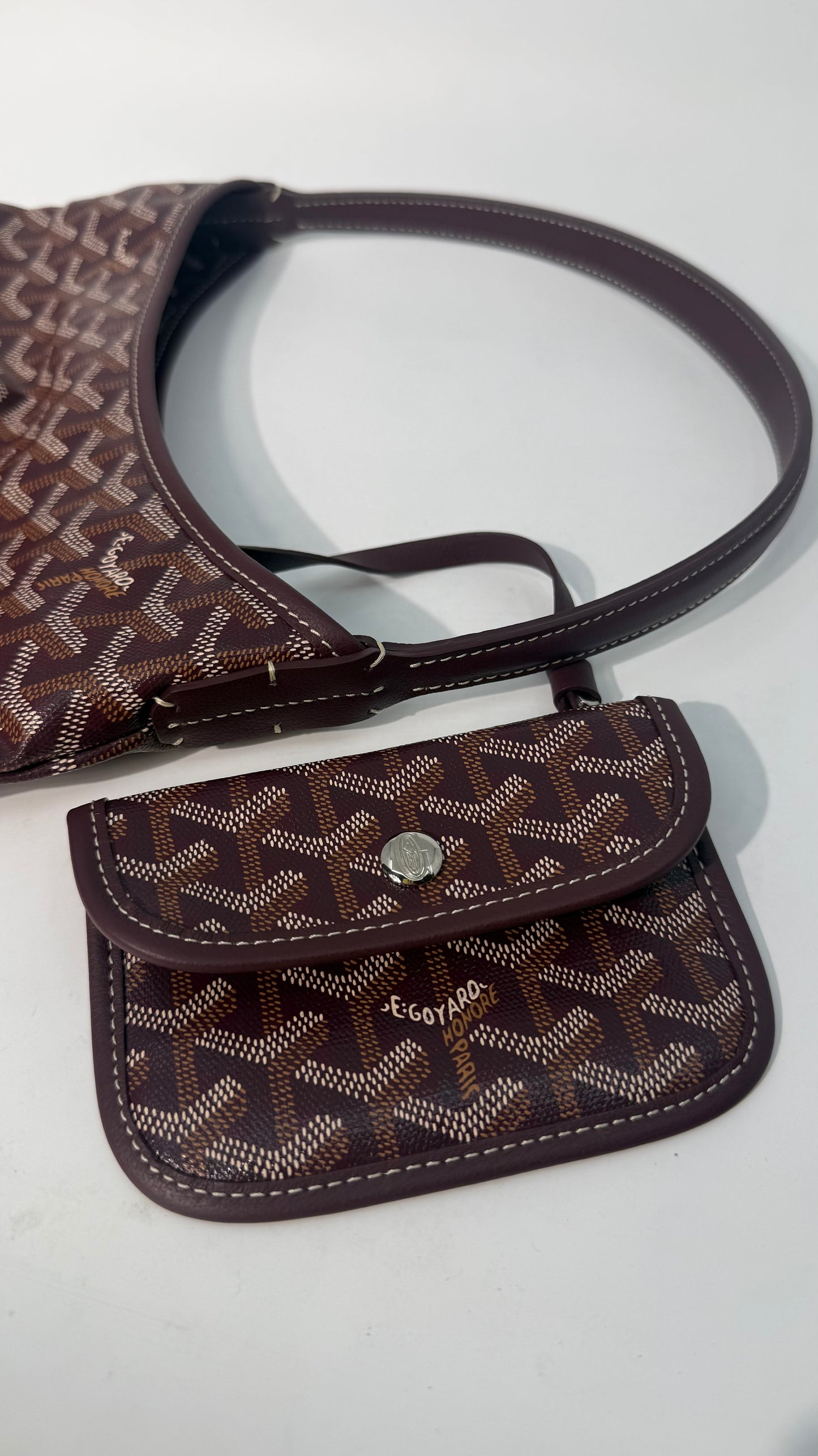Goyard Mini Hobo (Maroon)