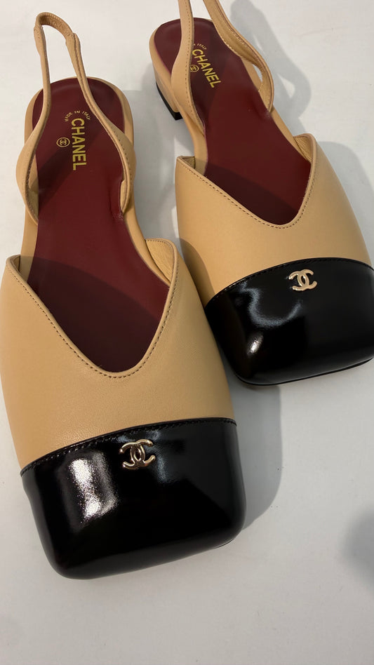 Chanel Square Cap Toe