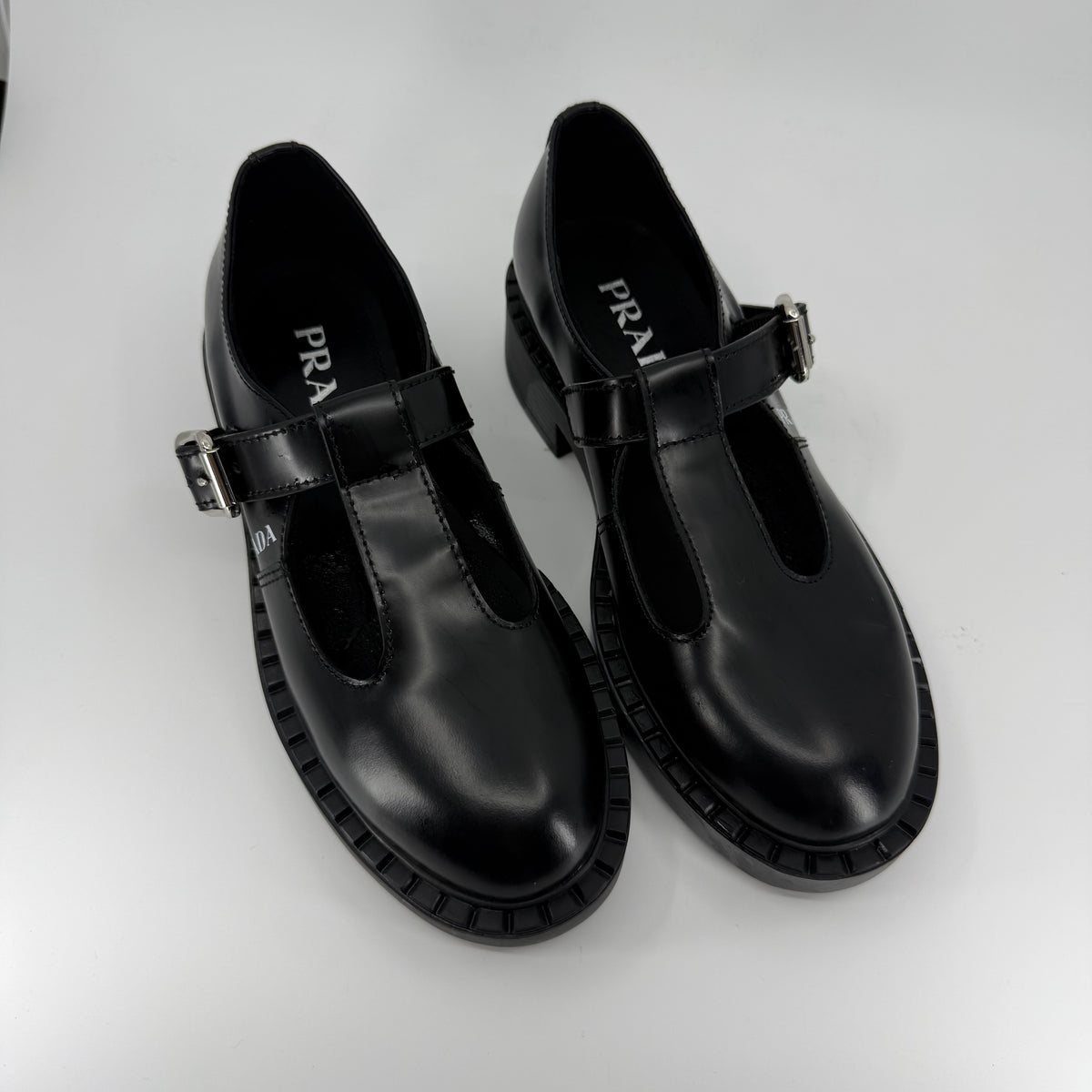 Prada Patent Mary Jane Shoes