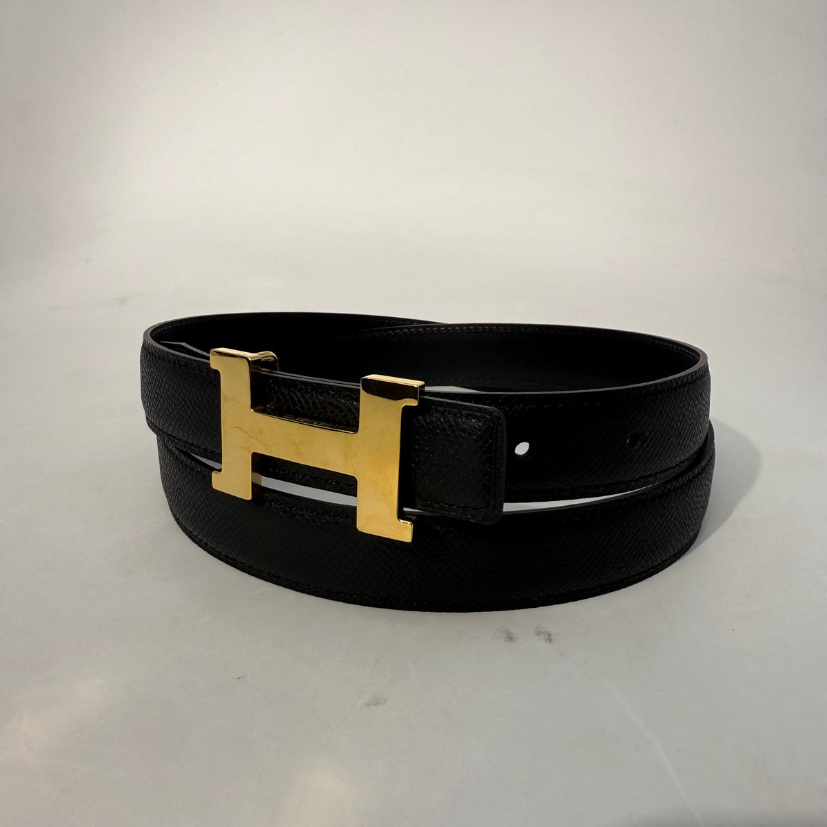 Hermes H Constance Belt (Black)