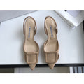 Manolo Blahnik Maysli Suede Slingback