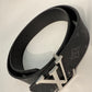 Louis Vuitton LV Initiales Reversible Belt in Monogram Eclipse