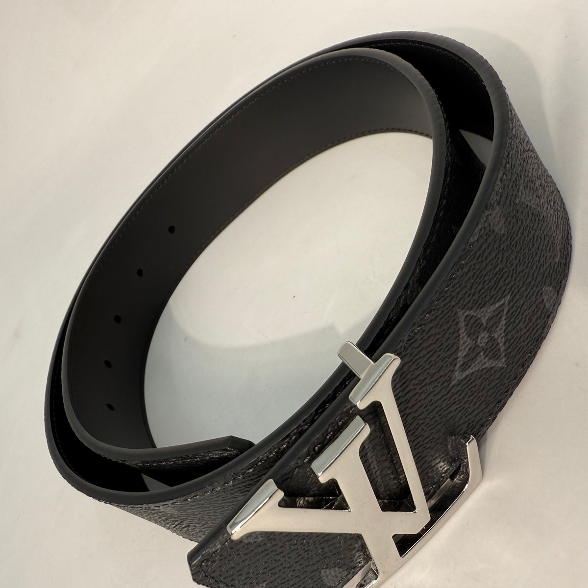 Louis Vuitton LV Initiales Reversible Belt in Monogram Eclipse