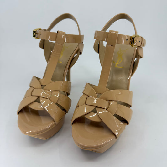 Yves Saint Laurent Patent Pumps (Nude)